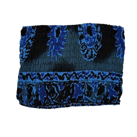 NEW Hawaiian Original by Basix Smocked Tube Top Polynesian Beach Surf Island OS - Picture 3 of 8